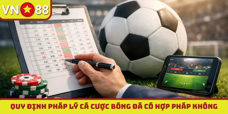 Quy định pháp lý cá cược bóng đá có hợp pháp không