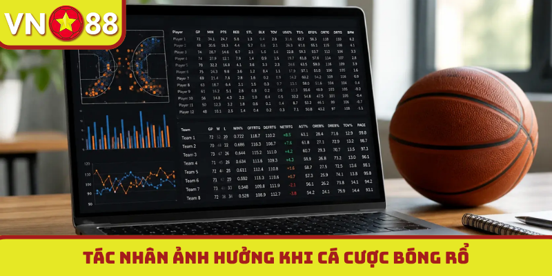Tác nhân ảnh hưởng khi cá cược bóng rổ