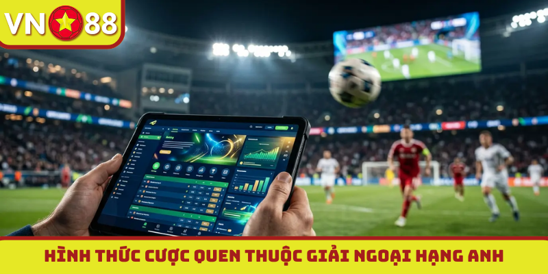 Hình thức cược quen thuộc giải ngoại hạng Anh