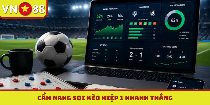 Cẩm nang soi kèo hiệp 1 nhanh thắng