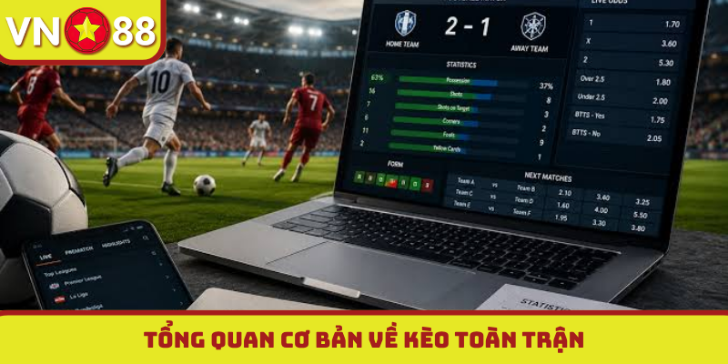 Tổng quan cơ bản về kèo toàn trận