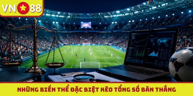 Những biến thể đặc biệt kèo tổng số bàn thắng