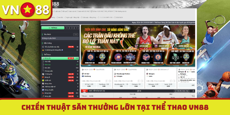 Chiến thuật săn thưởng lớn tại thể thao VN88