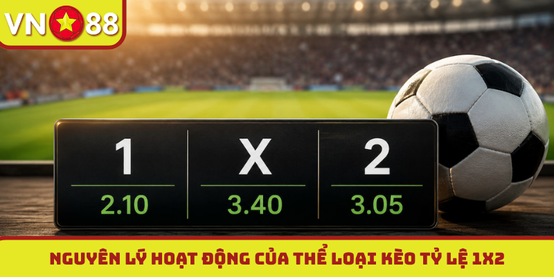 Nguyên lý hoạt động của thể loại kèo tỷ lệ 1x2